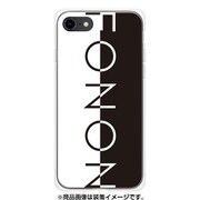 GCN-TS17-A-TL [GLASS PRINT iPhone 8/7 TYPO SERIES FONON Divide Black TL]