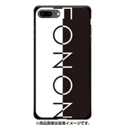 GCN-TS17-B-BK [GLASS PRINT iPhone 8 Plus/7 Plus TYPO SERIES FONON Divide Black BK]