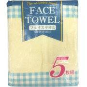 林タオル FT5P チアフルカラー YE 5枚入り FF412103