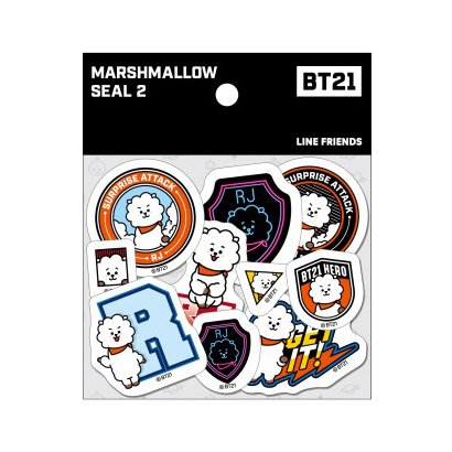 Bt21 マシュマロシール2 キャラクターグッズ Rj Seasonal Wrap入荷