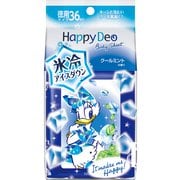 36枚入 マンダム ハッピーデオ ボディシート アイスダウンクールミント 徳用