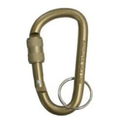 NEWカラビナスクリューロック 23562 タン 8mm [アクセサリーカラビナ]