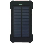 ライト付ソーラーチャージャー UA6308 [ソーラーパネル付きパワーバンク]