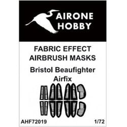 AOHF72019 ブリストル・ボーファイター コントロールサーフェス用 エアフィックス用 [1/72スケール 羽布張り動翼部ウェザリング用塗装マスキングシート]
