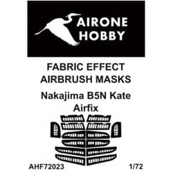 AOHF72023 中島 97式艦上攻撃機 コントロールサーフェス用 エアフィックス用 [1/72スケール 羽布張り動翼部ウェザリング用塗装マスキングシート]