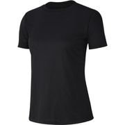 ウィメンズ DF レッグ クルー Tシャツ AQ3211 010 ブラック/ホワイト Lサイズ [トレーニング シャツ レディース]