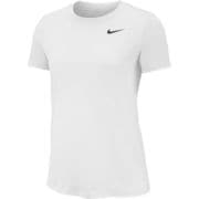 ウィメンズ DF レッグ クルー Tシャツ AQ3211 100 ホワイト/ブラック Lサイズ [トレーニング シャツ レディース]