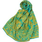 ストール レディース トライバルサローン YELLOW ISAP1202