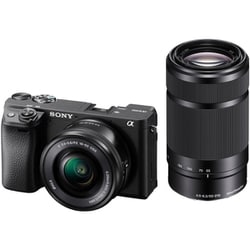ILCE-6400Y BJE3 [α6400(アルファ6400) ダブルズームレンズキット(ボディ＋E PZ 16-50mm F3.5-5.6 OSS＋E 55-210mm F4.5-6.3 OSS) ブラック 海外仕様]