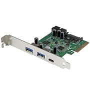 5ポート USB 3.1（10Gbps）増設PCI Expressインターフェースボード 1x USB-C/ 2x USB-A/ 2x 内部ポート（5Gbps） PEXUSB312EIC