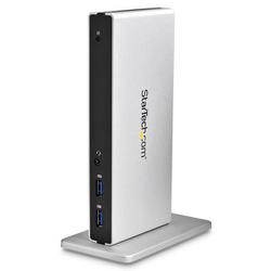 USB3.0接続ドッキングステーション デュアルDVIモニタ対応 縦置きスタンド付属 USB3SDOCKDD