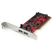USB 3.0 2ポート増設PCIインターフェースカード SATA電源コネクタ付 PCIUSB3S22
