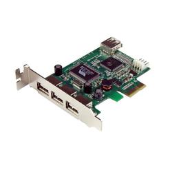 USB 2.0 4ポート増設PCI Expresカード ロープロファイル対応 PEXUSB4DP