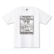 PPTE-00001 ポプテピピック STEAMBOATDIVE Tシャツ [キャラクターグッズ]