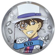 名探偵コナン LEDライトバッジ 怪盗キッド グレー [キャラクターグッズ]