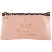 透明ポケット付ペンケース スヌーピー ピンク P-13411