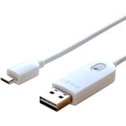タイマー機能付USBケーブル microUSB 1m STI-M10/WH