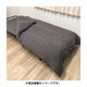 インド綿掛けふとんカバー やわらかニット 無地 190×210cm BR