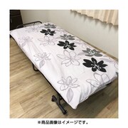 敷きふとんカバー フラワー 105×210cm BE