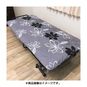 敷きふとんカバー フラワー 105×210cm GRY