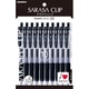 ジェルボールペン SARASA CLIP（サラサクリップ） 0.5mm ノック式 インク色：黒 10本入 P-JJ15-BK10