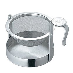 アミ式回転茶こし L ミラー 010682