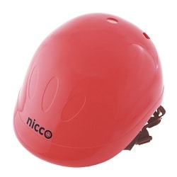 ニコ キッズ/ニコレッド [nicco キッズヘルメット （約49～54cm） KH001NRD 安全規格 SGマーク]