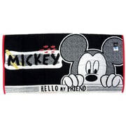 Disney ひょっこり+4 60cm×120cm ブラック バスタオル 38-1053350BK
