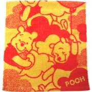 Disney 総柄+2 34cm×75cm イエロー フェイスタオル 38-1042100Y