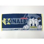Disney ひょっこり+4 34cm×80cm ブルー フェイスタオル 38-1052150B
