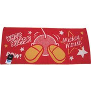Disney おしりかわいい+4 34cm×80cm レッド フェイスタオル 38-1062150R
