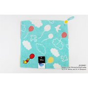 38-1031080G [Disney オノマトペ+2 34cm×34cm グリーン ウォッシュタオル]