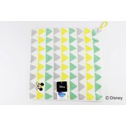 38-1031080Y [Disney オノマトペ+2 34cm×34cm イエロー ウォッシュタオル]