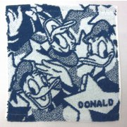 38-1040050NB [Disney 総柄+2 25cm×25cm ネイビー タオルハンカチ]