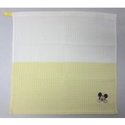 Disney オノマトペ+4 34cm×35cm イエロー キッチンタオル 38-1031081Y