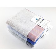 24-7012200P [cococi×LDK ストライプ+2C*DRC 34cm×80cm ピンク フェイスタオル]