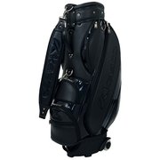 KS-095 キャスター BK キャディバッグ 5.0Kg 9.0型 47インチ対応 口枠数6 キャスター付き 2019年モデル [キャディバッグ]