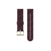 SS050062000 [SUUNTO 20MM SILICONE URBAN 1 BURGUNDY GOLD STRAP S]
