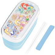 細長2段ランチボックス ディズニーガールズ [ランチグッズ]