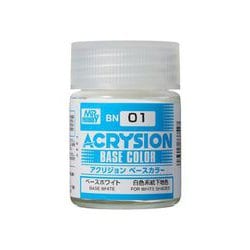 BN01 [アクリジョン ベースカラーシリーズ No.1 ベースホワイト 18ml]