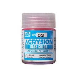 BN03 [アクリジョン ベースカラーシリーズ No.3 ベースレッド 18ml]