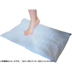 珪藻土ふわふわバスマット トリリア5040 スペアカバー ブルー
