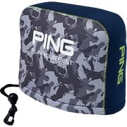 PING 19SS 34547-02 HC-U191 カモヘッドカバーアイアンカバー ネイビー