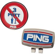 PING 19SS 34553-01 AC-U194 NO3パットマーカー ブルー/レッド