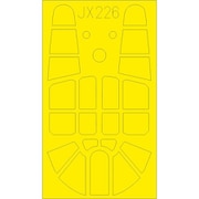 EDUJX226 P-40F 塗装マスクシール (トランぺッター用) [1/32 樹脂製塗装用マスキングシート]