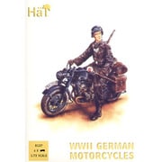 ミリタリーシリーズ HAT8127 WWII 独軍 ツェンダップ モーターサイクル [1/72 プラモデル]