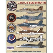 FAD48-070 アメリカ海軍 レガシー バグ バンディット(F/A-18A/B/Cホーネット)デカール [1/48 エアクラフト用デカール]