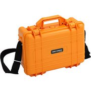 樹脂製ハードケース スモール（外寸：365×269×151mm）1.7kg 防塵/防水/耐衝撃 オレンジ R-301-OR