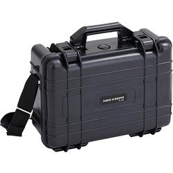 樹脂製ハードケース スモール（外寸：365×269×151mm）1.7kg 防塵/防水/耐衝撃 ブラック R-301-BK
