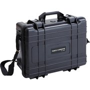 樹脂製ハードケース ミディアム(外寸:457×370×184mm)3.8kg 防塵/防水/耐衝撃 ブラック R-407-BK